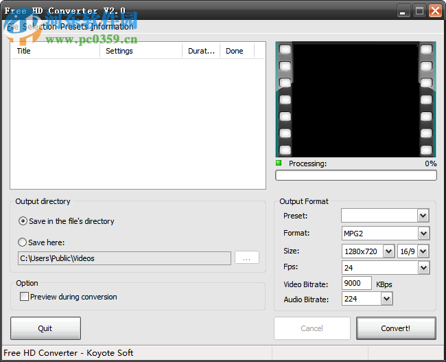 Free HD Converter(<a href=/v/mtsgszh/ target=_blank class=infotextkey>mts格式转换</a>器)下载 2.0 绿色版