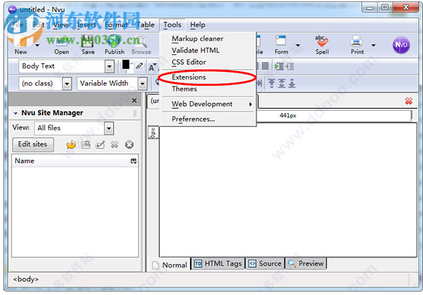 Nvu(所即所得的网页编辑器) 1.1 汉化版