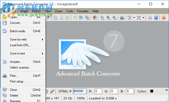 图片格式转换器(advanced batch converter) 7.5 免费版