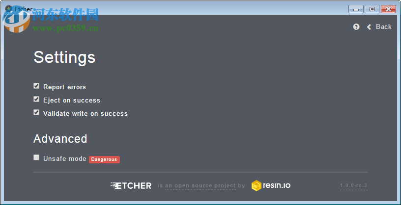 Etcher(u盘镜像制作工具)