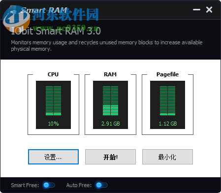 智能内存释放工具(iobit smart ram) 3.0 绿色中文版