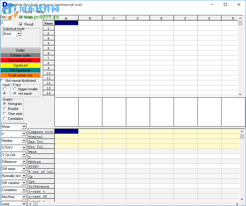 执行和解释统计分析工具(Develve) 4.5.0.0 绿色版