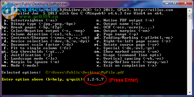 k2pdfopt GUI(Kindle的PDF转换器) 2.4 官方最新版