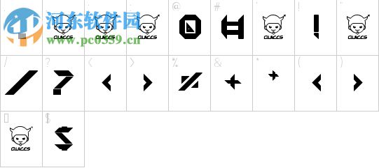 amputa bangiz字体 中文免费版