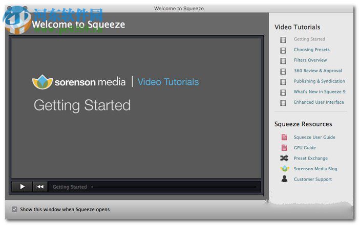 视频<a href=/zt/yasuo/ target=_blank class=infotextkey>压缩工具</a>(Sorenson Squeeze Desktop Pro) 10.1.0.9 桌面版注册版