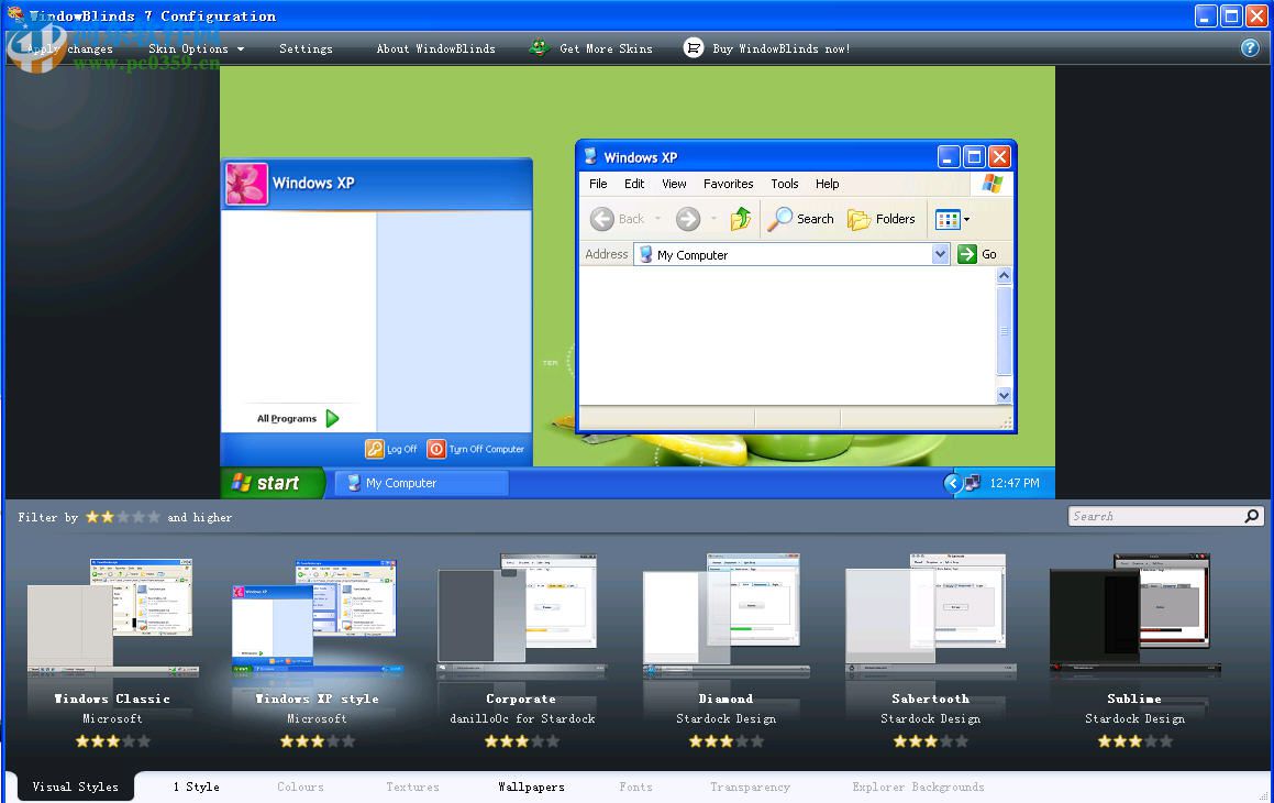 indowBlinds中文版下载(系统美化软件) 6.2 绿色版