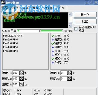 cpu风扇转速调节软件下载 4.51 汉化中文版