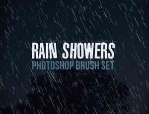 PS雨水笔刷 免费版