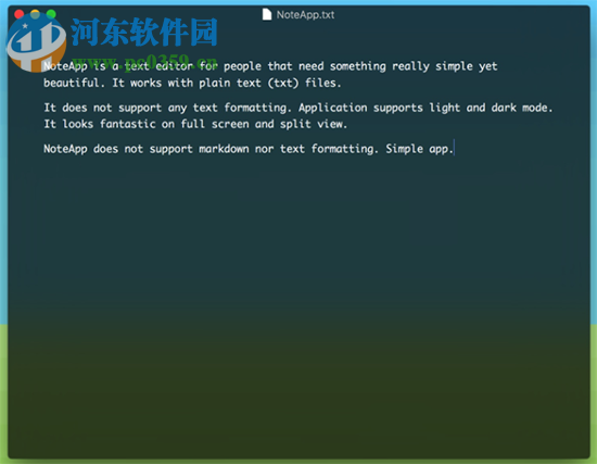 NoteApp纯文本编辑器 for Mac 1.0