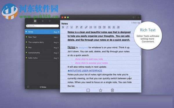 NoteApp纯文本编辑器 for Mac 1.0