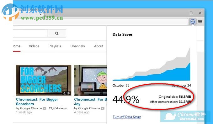 Chrome data saver(谷歌浏览器插件) 1.945 官方版