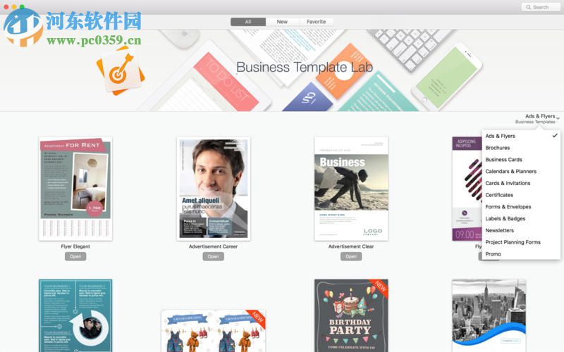 Business Templates Lab for Mac(Pages模板软件) 3.1.6