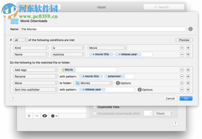 Hazel for mac（mac自动化管理工具） 4.1.4