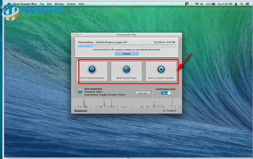 Virus Scanner Plus for Mac（病毒查杀软件） 3.9