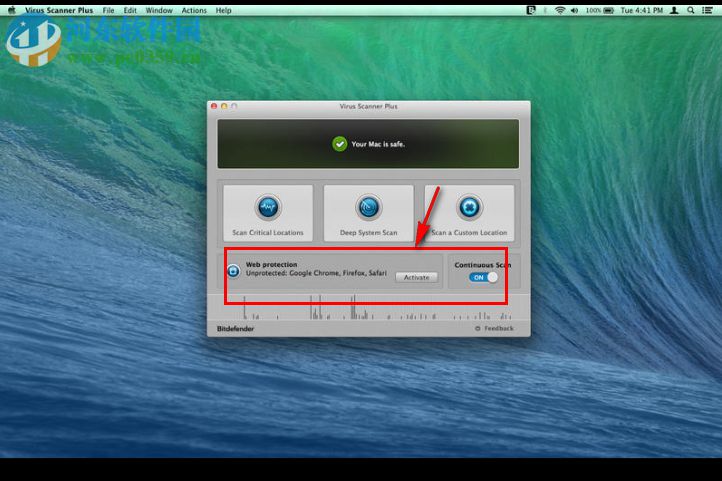 Virus Scanner Plus for Mac（病毒查杀软件） 3.9
