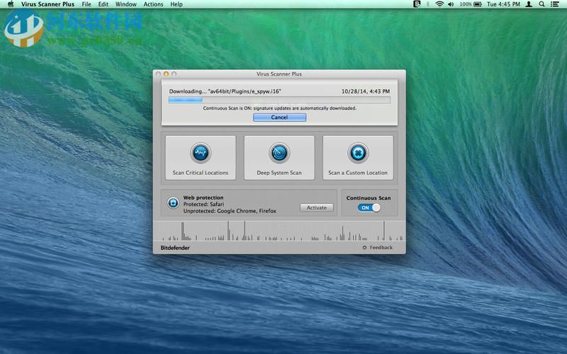 Virus Scanner Plus for Mac（病毒查杀软件） 3.9