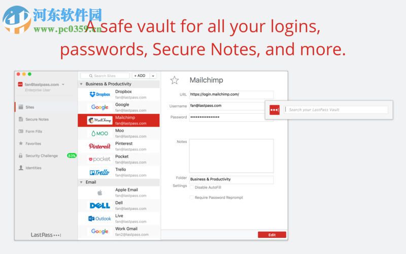 LastPass for mac（密码管理软件） 3.22.2