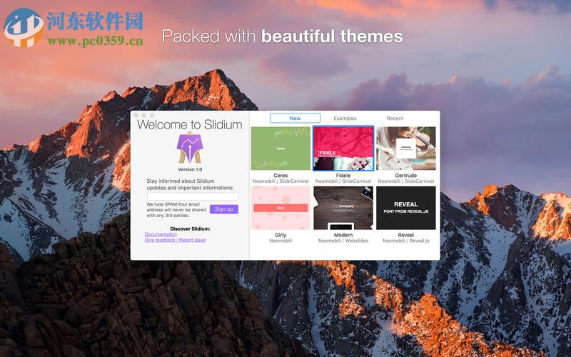 Slidium for Mac（Markdown编辑演示工具） 0.9.5