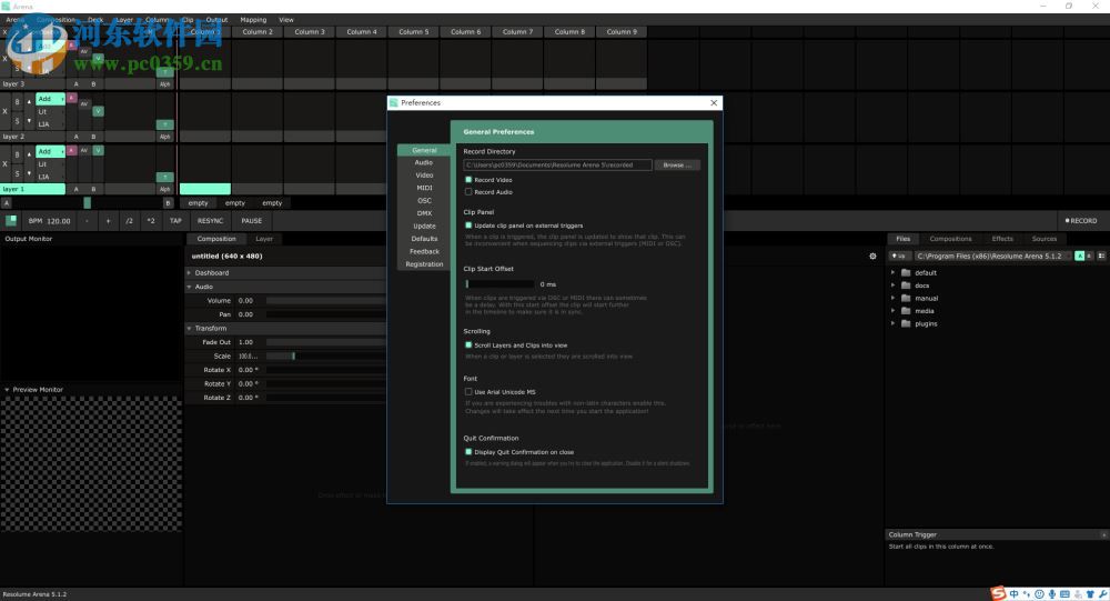 Resolume Arena5下载(VJ软件) 附安装使用教程 5.1.0 离线注册版(无Footage版)
