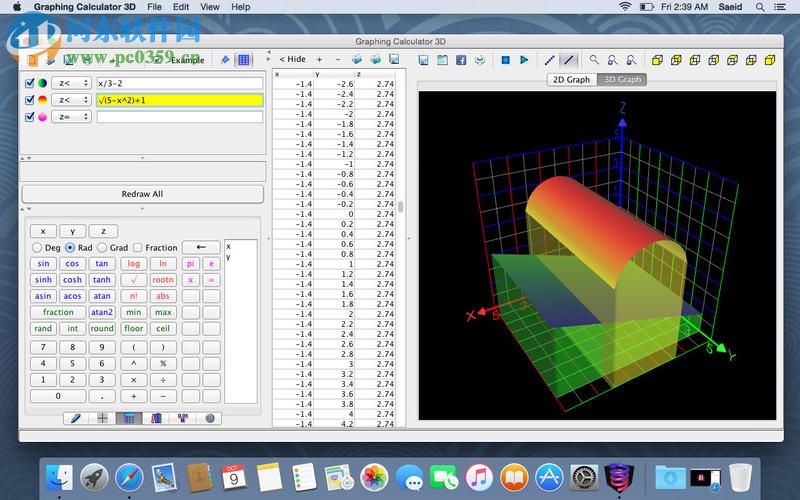 Graphing Calculator 3D for Mac(<a href=/k/tubiaozhziuo/ target=_blank class=infotextkey>图表制作软件</a>) 6.6