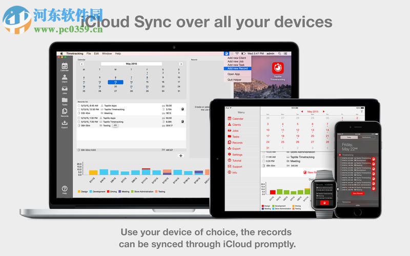 Taptile Timetracking for Mac（日程管理软件） 3.3