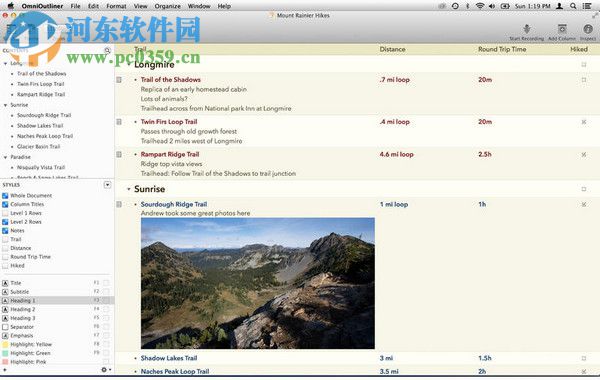 Omnioutliner pro 4 for Mac(思维导图软件) 5.1.1