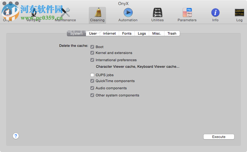Onyx for mac（系统优化工具） 3.2.8
