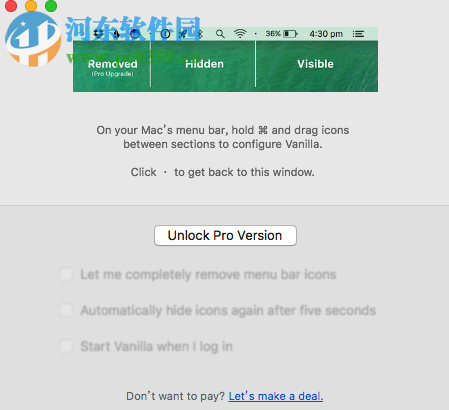 Vanilla for Mac（mac图标隐藏软件） 1.0.6