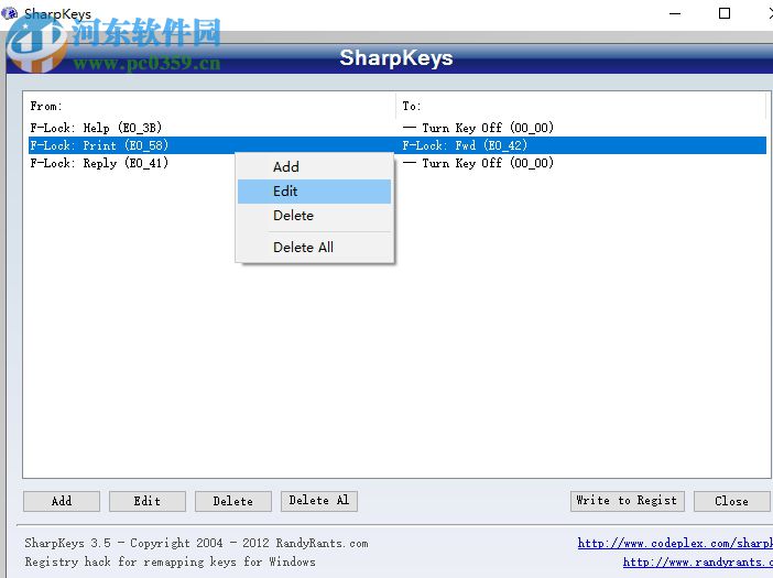 sharpkeys下载(键盘锁定工具)