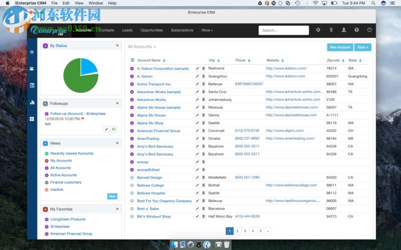 iEnterprise CRM for Mac（crm管理系统） 1.2