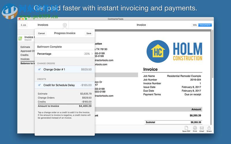 ContractorTools for Mac（建筑工程预算软件） 2.0