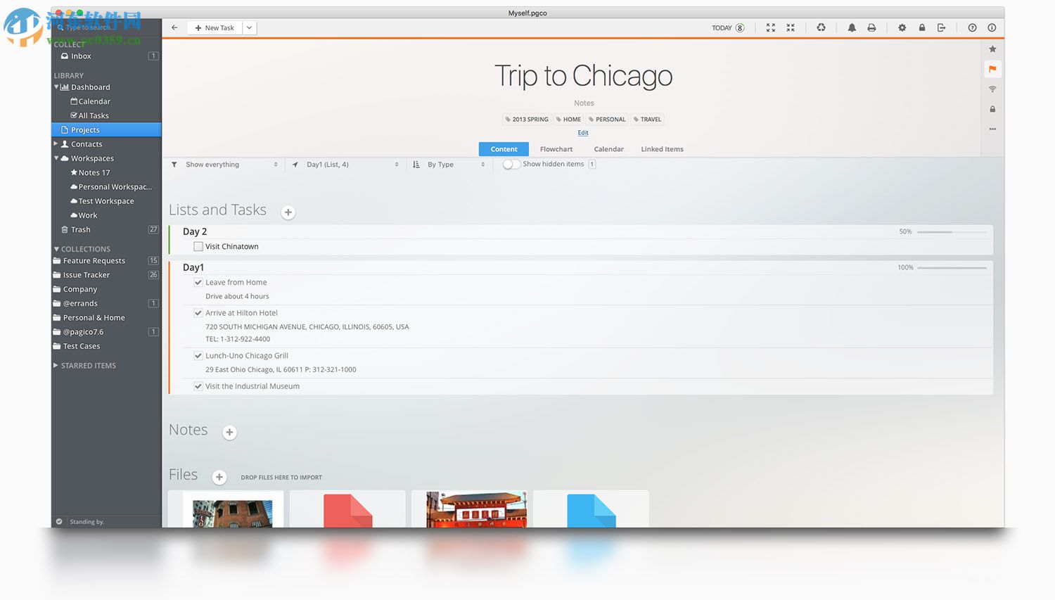 Pagico for mac（项目管理软件） 8.8