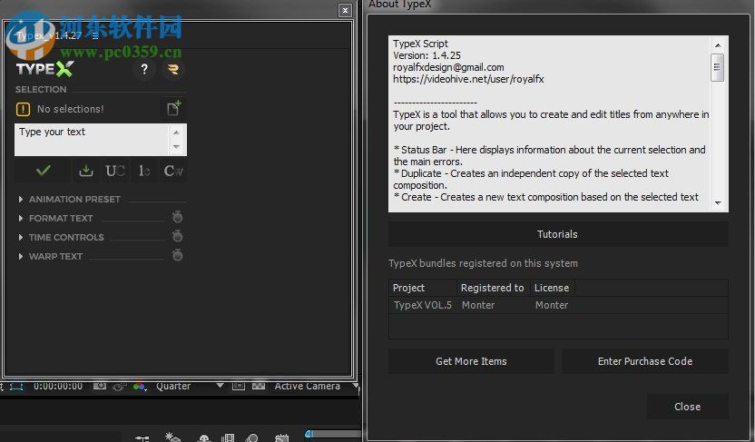 AE文字标题动画生成工具(Typex Script)下载 1.4 免费版