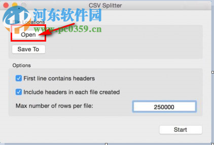 CSV Split for Mac csv文件分割器 1.1 免费版