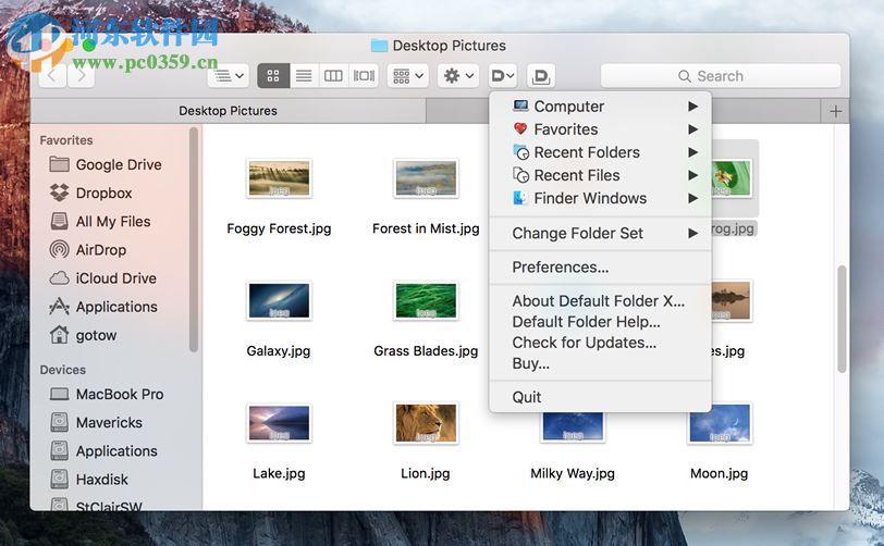 default folder x for mac（文件夹快速访问） 5.1.6b4
