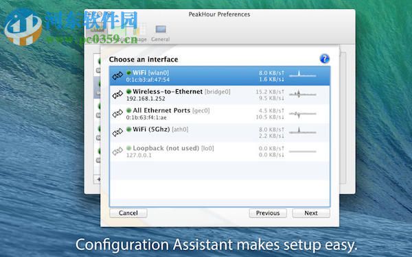 Peakhour for mac(流量监控软件) 4.0.3