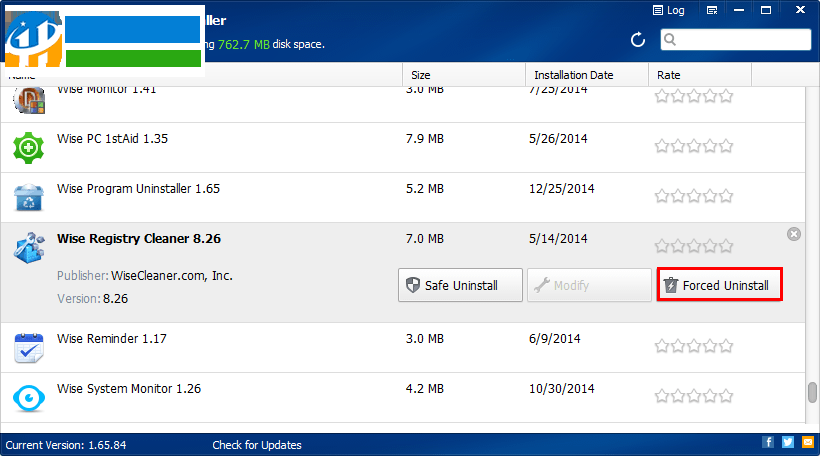 Wise Program Uninstaller(强力软件卸载工具)