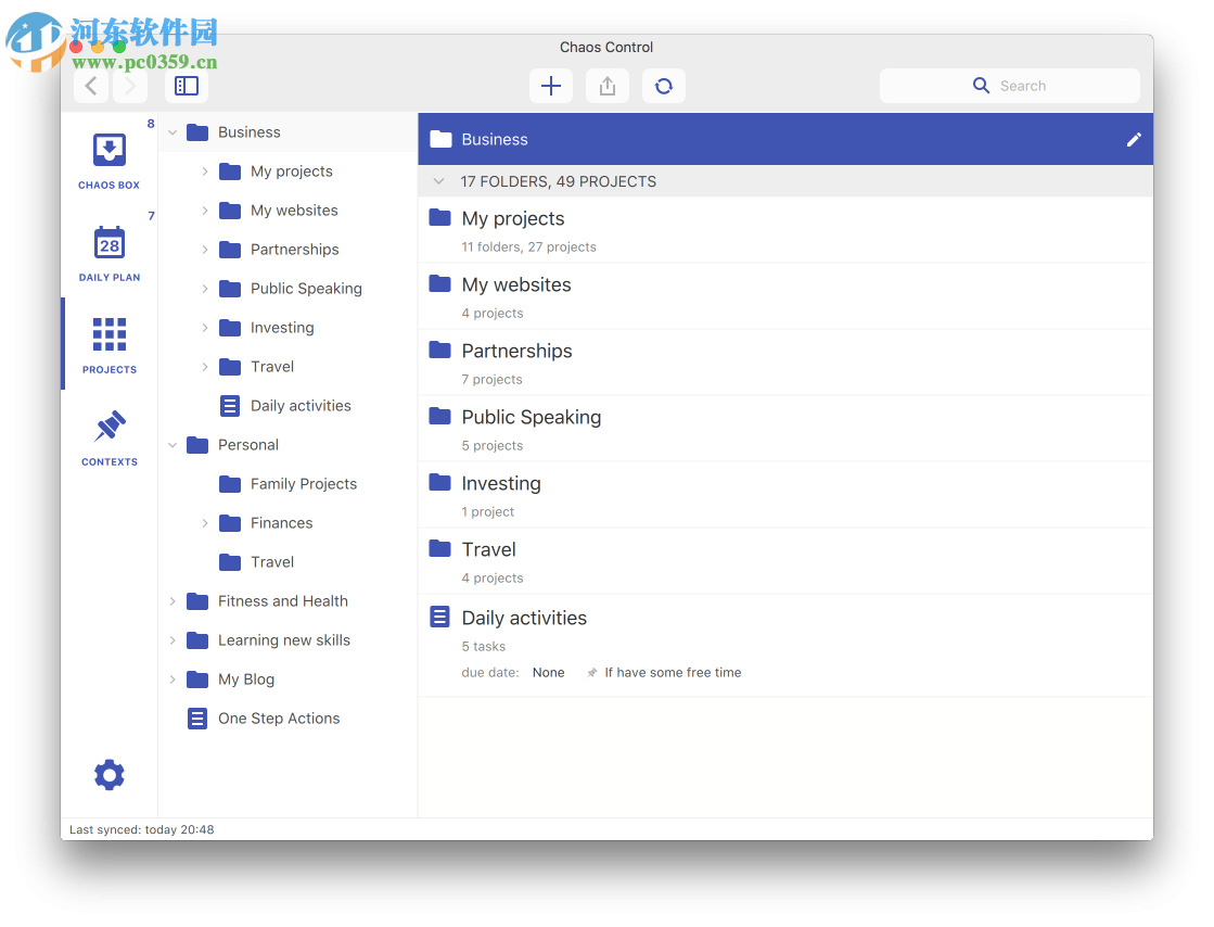 Chaos Control for Mac（gtd时间管理） 1.1.1