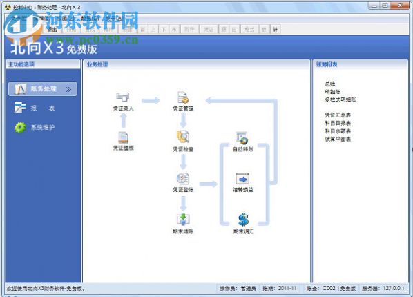 北向x3财务软件下载 2017 免费版