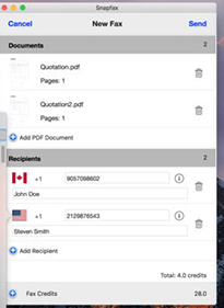 Snapfax for Mac(传真软件) 1.8 官方版