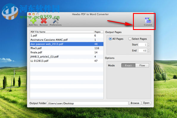 PDF to Word by Hewbo for mac(pdf转word转换器) 3.30 免费版