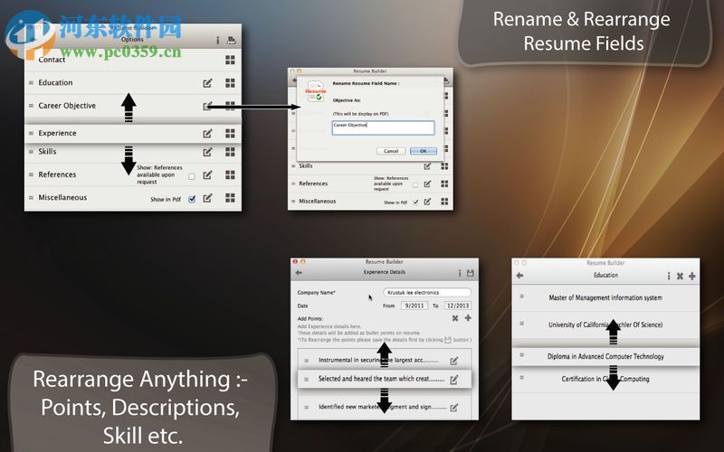 Resume Builder for Mac(简历制作软件) 1.5.0 免费版
