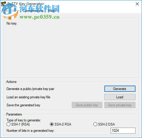 PuTTYGen(密钥生成工具) 0.68 官方版