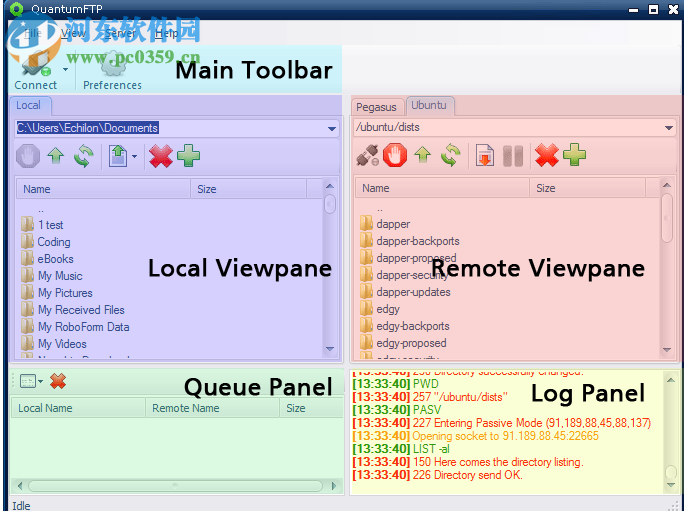 QuantumFTP(FTP传输) 1.66 官方版