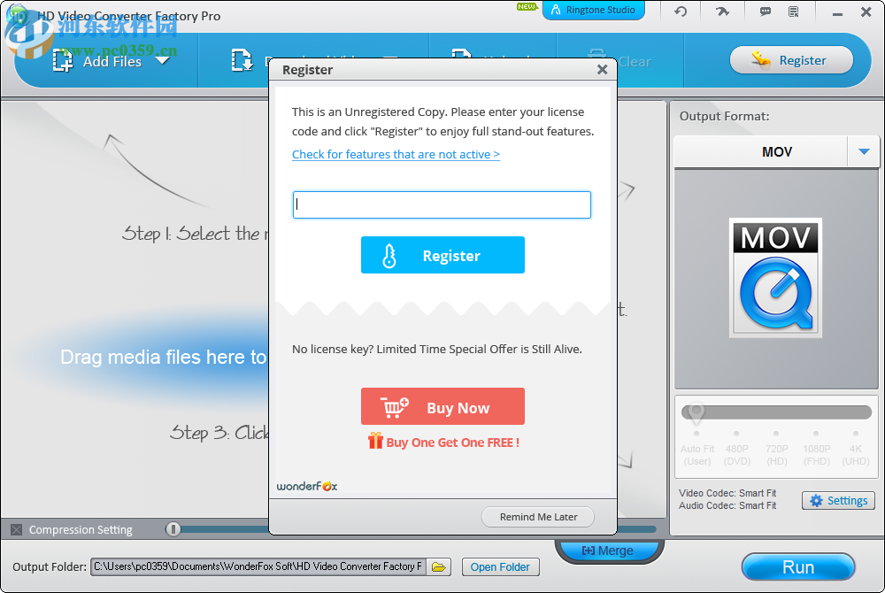 wonderfox hd video converter factory(高清视频格式转换)
