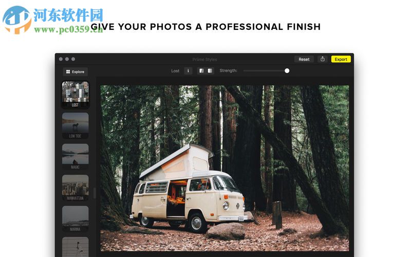 priime styles for mac(照片处理软件) 1.5 官方版