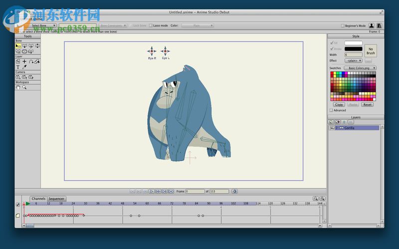 Anime Studio Debut 11 for mac(2d动画制作软件) 11.2.0 官方版