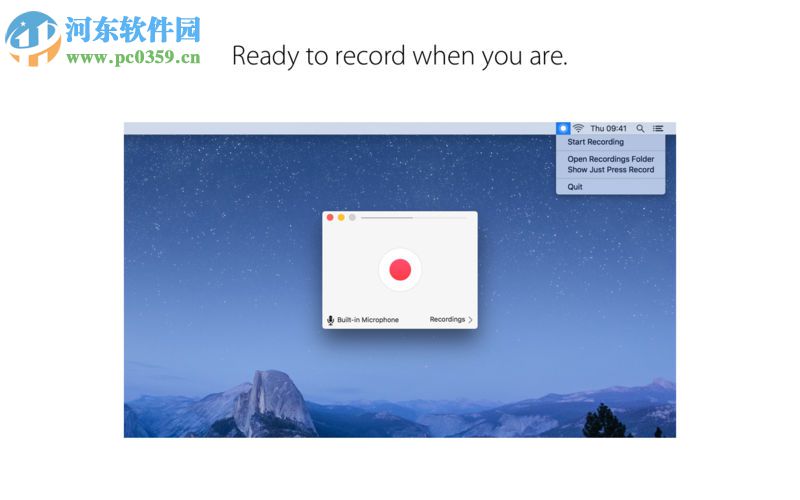Just Press Record for mac(录音软件) 1.5 免费版