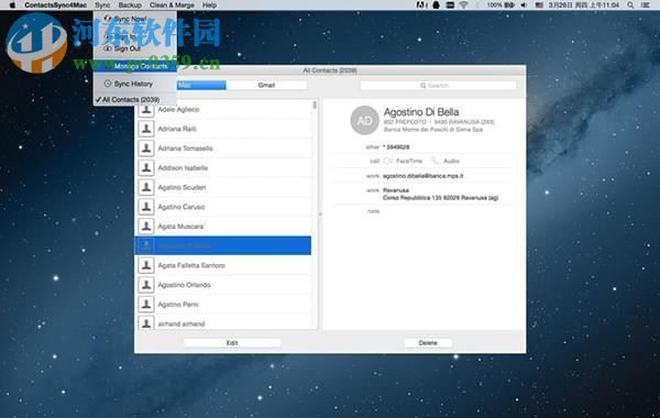 Google联系人同步备份助手下载 8.0 Mac版
