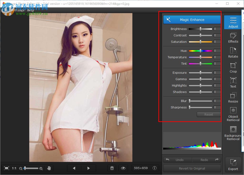 照片编辑工具(Movavi Photo Editor)